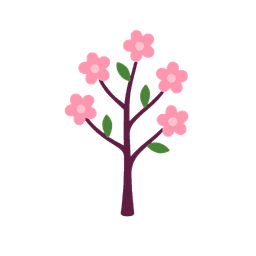 Cherry blossom plant